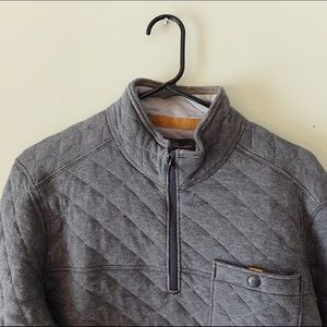 Men’s Fortified Quilted 1/4 Zip Hoodie Pullover